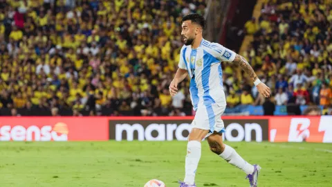 Nicolás González se burló de los jugadores de Ecuador