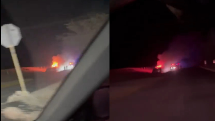 auto se incendió