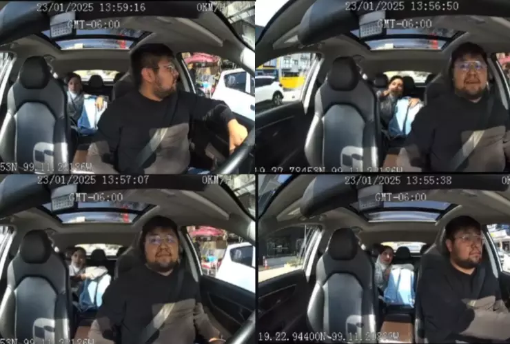 Pasajera amenaza a chofer de Uber y lo acusa de acoso tras negarse a bajar del vehículo.png