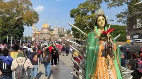 Marchas y eventos hoy 12 de diciembre 2025 en CDMX: Día de la Virgen y conciertos