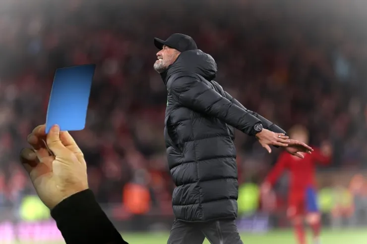 jurgen klopp tarjeta azul