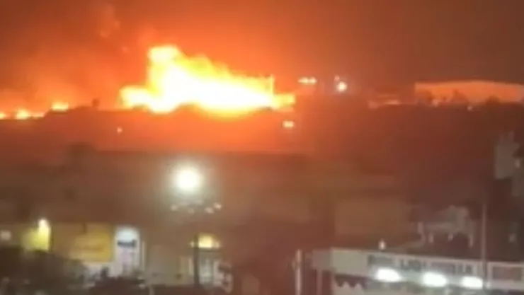 Incendio en Tarimera de Tijuana hoy 24 de enero 2024