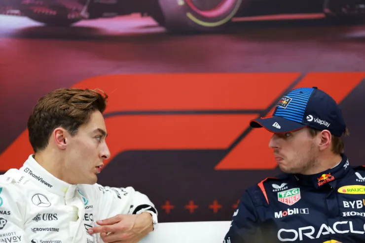 Max Verstappen impactó a George Russell y aceptó su error poco después del GP de España
