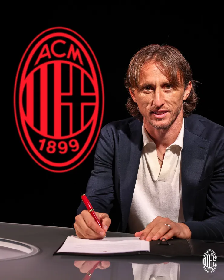 Luka Modric es nuevo compañero de Santi Gimenez en Italia