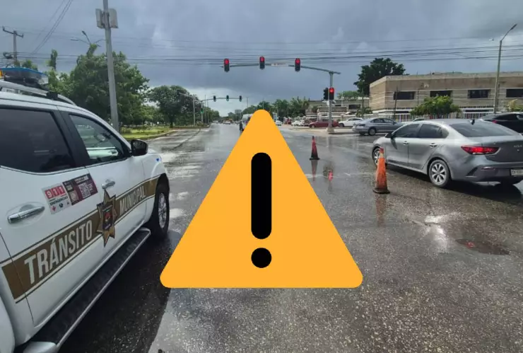 ¡ÚLTIMA HORA! Tráfico en Cancún tras cierre parcial en la avenida Kabah HOY 10 de noviembre