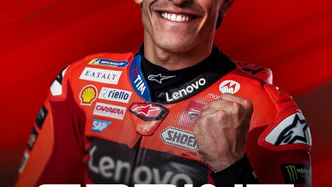 Nuevamente Marc Márquez y Ducati Lenovo team se llevan la victoria en el GP de Las Américas 2025