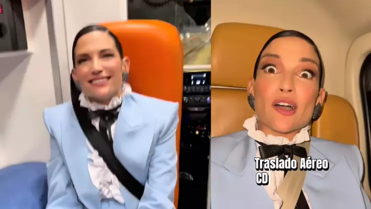 ¡Indignación en redes! Natalia Jiménez usa una ambulancia para llegar a una fiesta de cumpleaños