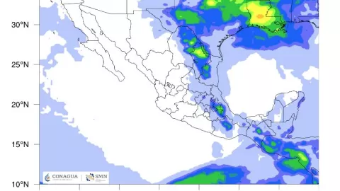 Los estados que esperan precipitaciones en los próximos días en México