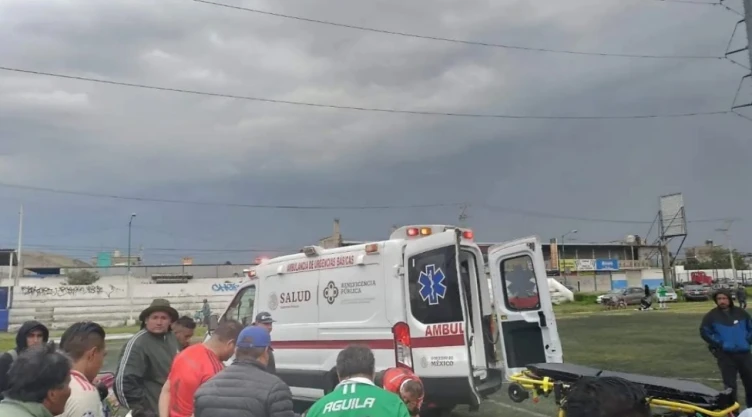 Balacera en partido de futbol en Toluca