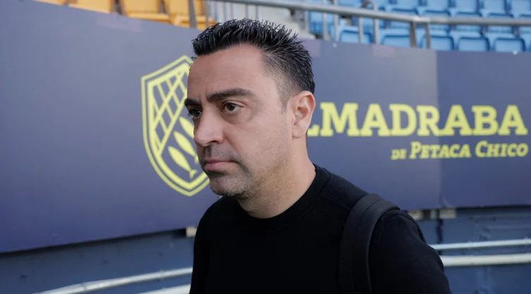 Xavi Hernández, técnico del Barcelona