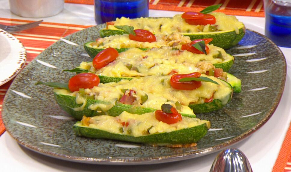 calabaza rellena, que hay de comer