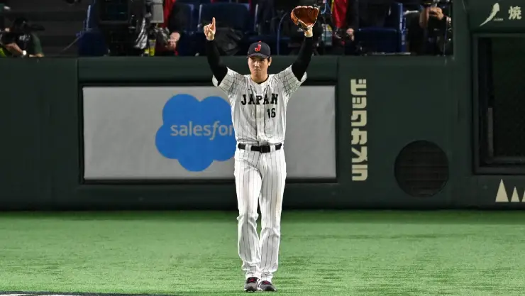Shohei Othani con Japón en el Clásico Mundial