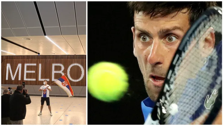 Novak Djokovic Australia sin vacuna