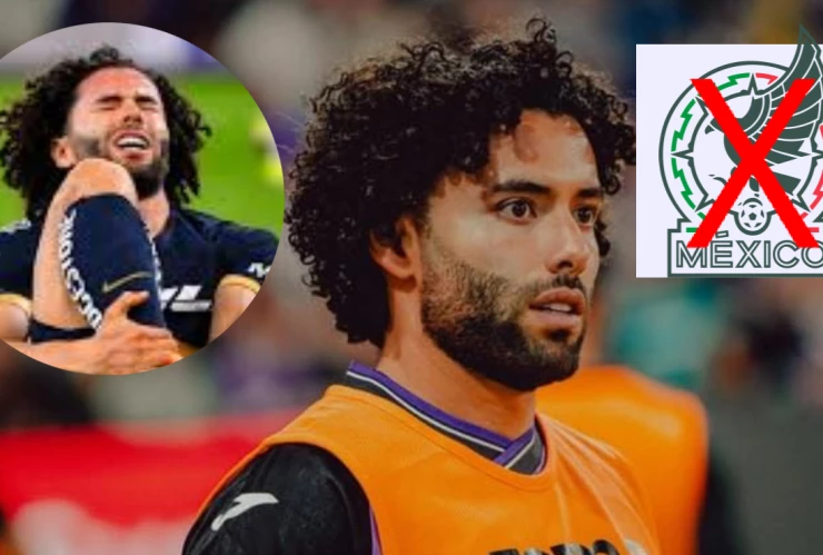Mal y de malas: la lesi&oacute;n de C&eacute;sar Huerta que lo dejar&iacute;a fuera de la Selecci&oacute;n Mexicana 