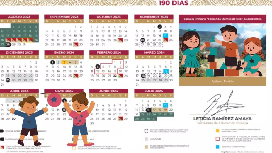 ¿Cómo quedaría el nuevo calendario escolar 2024 - 2025? SEP revela adelanto