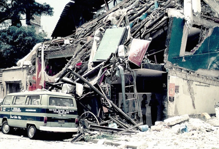 Simulacro sismo 1985
