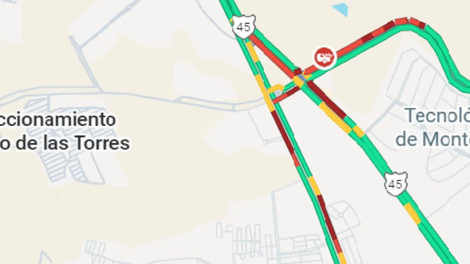 Tráfico Libramiento La Antorcha León hoy 25 noviembre