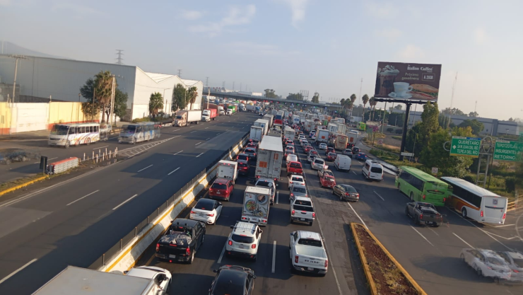 Tráfico en la autopista 57 hoy martes 11 de agosto de 2026: reporte vial México - Querétaro