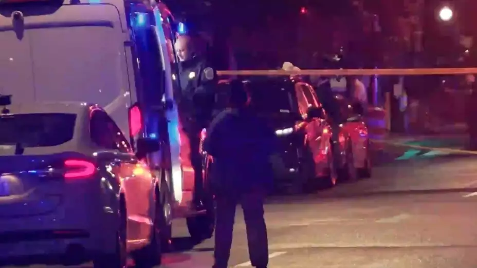 Lugar donde fueron asesinados dos miembros de la embajada israelí en Washington.