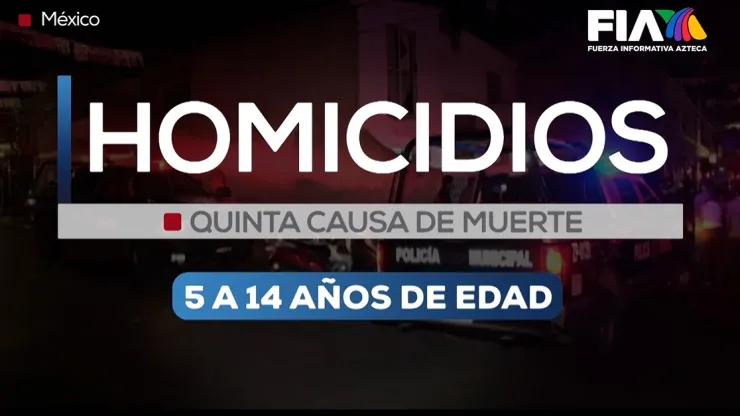 Niños en riesgo en México: El homicidio es la 5a causa de muerte de infantes