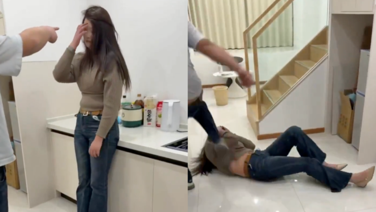 Hombre agrede brutalmente a su esposa en China