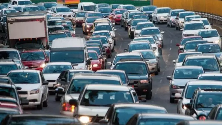Tráfico vehicular en la Ciudad de México