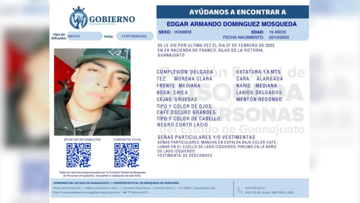¡No se sabe nada de él! Buscan a Edgar Armando Dominguez Mosqueda, desaparecido en Guanajuato.jpg
