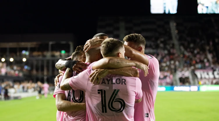 Equipo Inter Miami celebrando