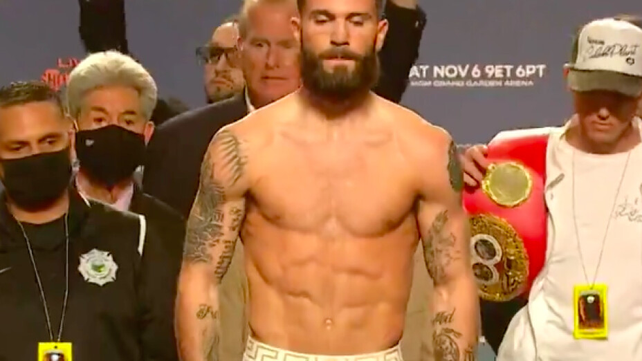 canelo alvarez caleb plant pesaje