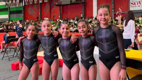 Atletas del gimnasio Krastev Mitova brillan en el estatal y avanzan al nacional en Aguascalientes, México