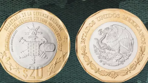 nueva moneda Banxico de 20 pesos