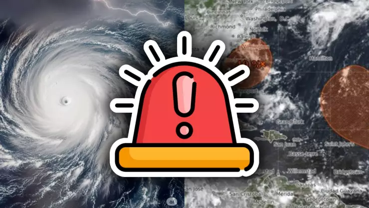 ¡Atención, Atlántico! 40% de probabilidad de desarrollo ciclónico en los siguientes 7 días: ¿Cuál es la ubicación de la zona de baja presión?