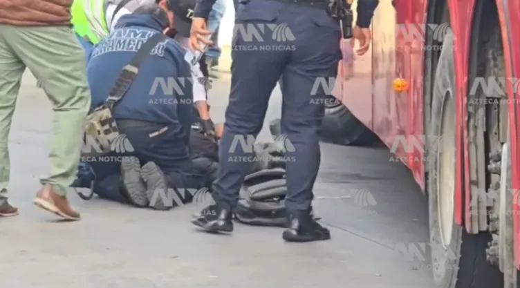 Arrollan a un hombre en estación Pantitlán del Metrobús CDMX