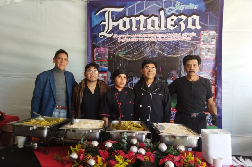 Ricos y deliciosos platillos tuvimos en el centro de acopio