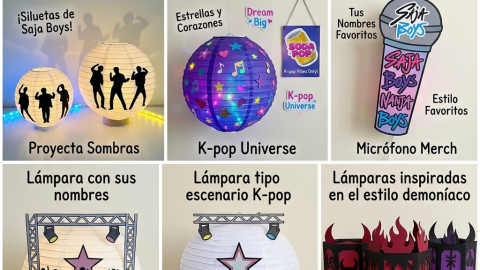 Saja Boys: paso a paso lámparas