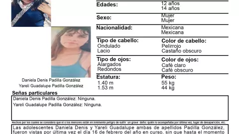 Alerta Amber hermanas desaparecidas en León.jpg