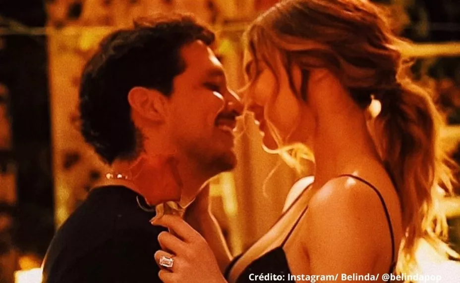 Belinda y Christian Nodal celebran su primer año de novios con elegante evento.