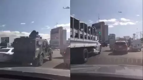 VIDEO: Trasladan a “El Nini” al Aeropuerto Internacional de Culiacán