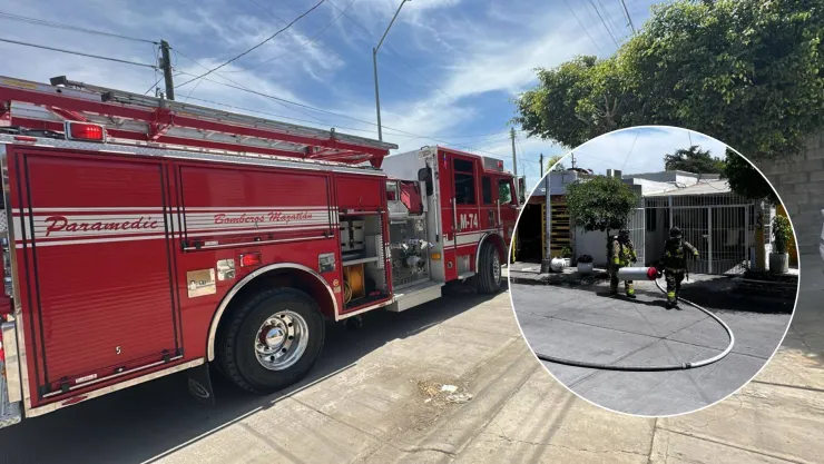 Fuga de gas en La Campiña, Mazatlán
