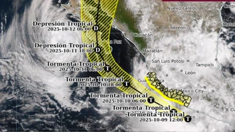 Llega Raymond: ciclón tropical provoca alerta por inundaciones y vigilancia en ocho estados