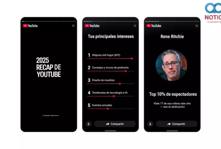 Vista previa del YouTube Recap 2025