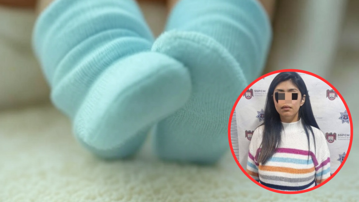 Madre detenida tras abandonar el cuerpo congelado de su bebé en la vía pública en Tijuana.png