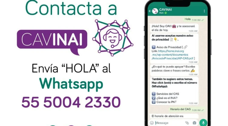 INAI chatbot acceso a la información