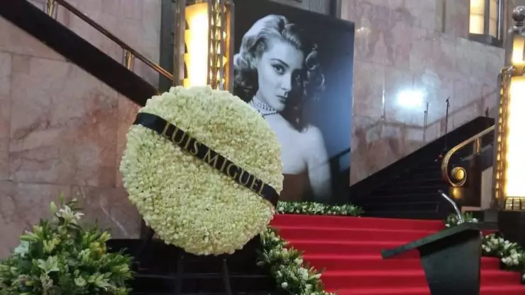 Luis Miguel se hace presente en homenaje a Silvia Pinal en Bellas Artes