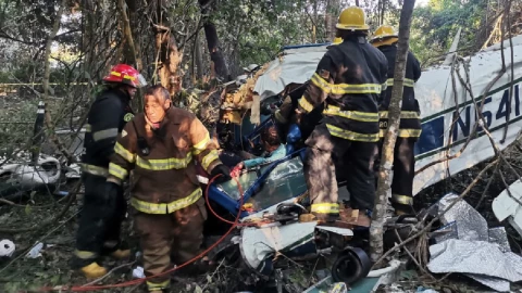 Avioneta se desploma en Puerto Vallarta, Jalisco