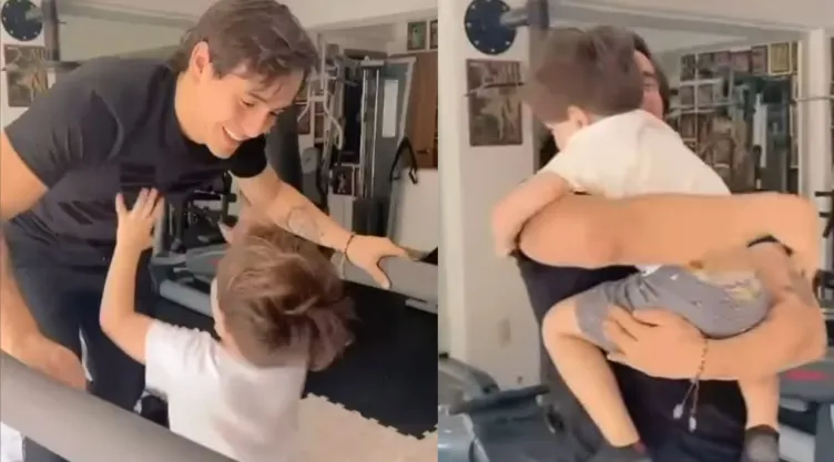 Juliancito recuerda a su papá, Julián Figueroa, en el Día del Padre