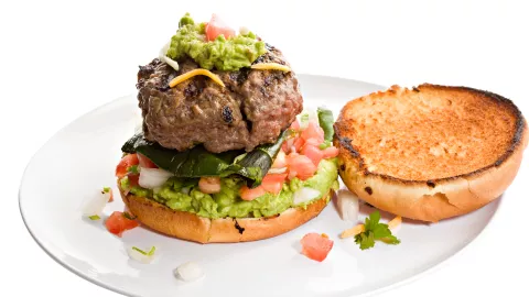 Receta de hamburguesa mexicana