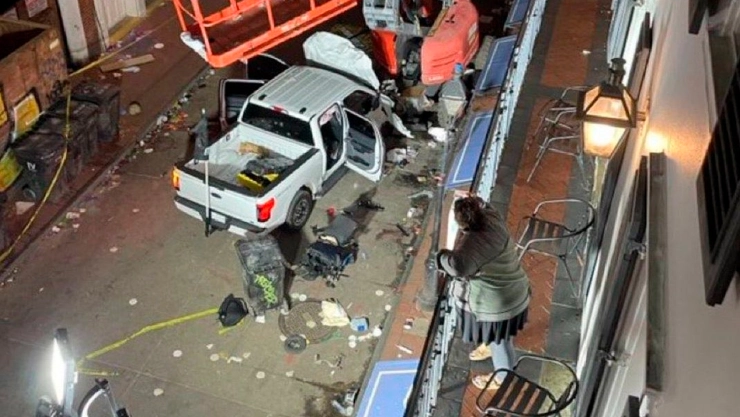 Atropello Nueva Orleans