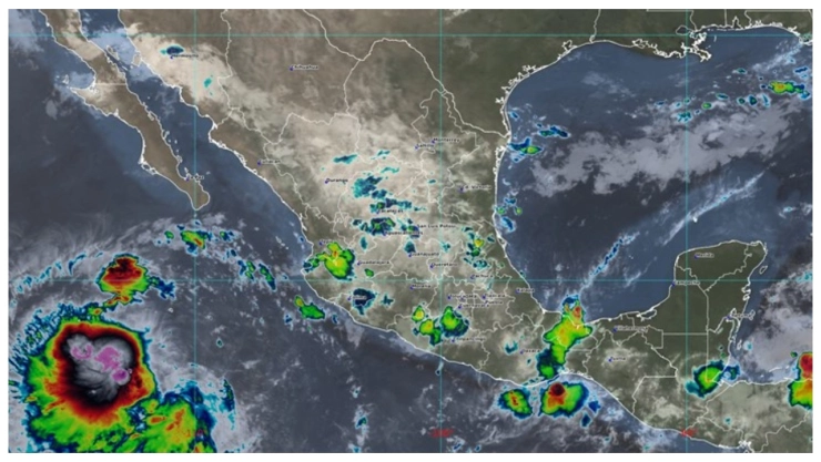 Se forma la tormenta tropical “Juliette” en el océano Pacífico