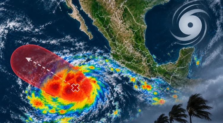 ¿Viene la tormenta tropical “Simón”? El SMN vigila una zona de baja presión con 90% de probabilidades de evolucionar en el Pacífico